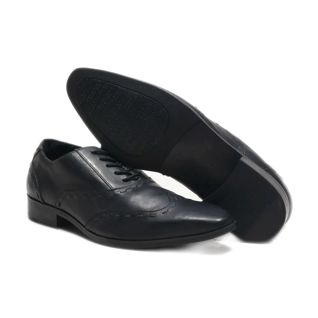 Aston Grey Elliot Shoe Formal Lace Ups Leather Black Colour For Men