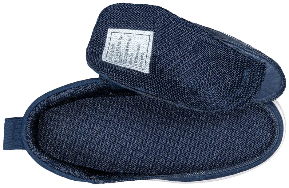Billy Classic DIR | Navy Toddler High Top Sneakers (Wide)