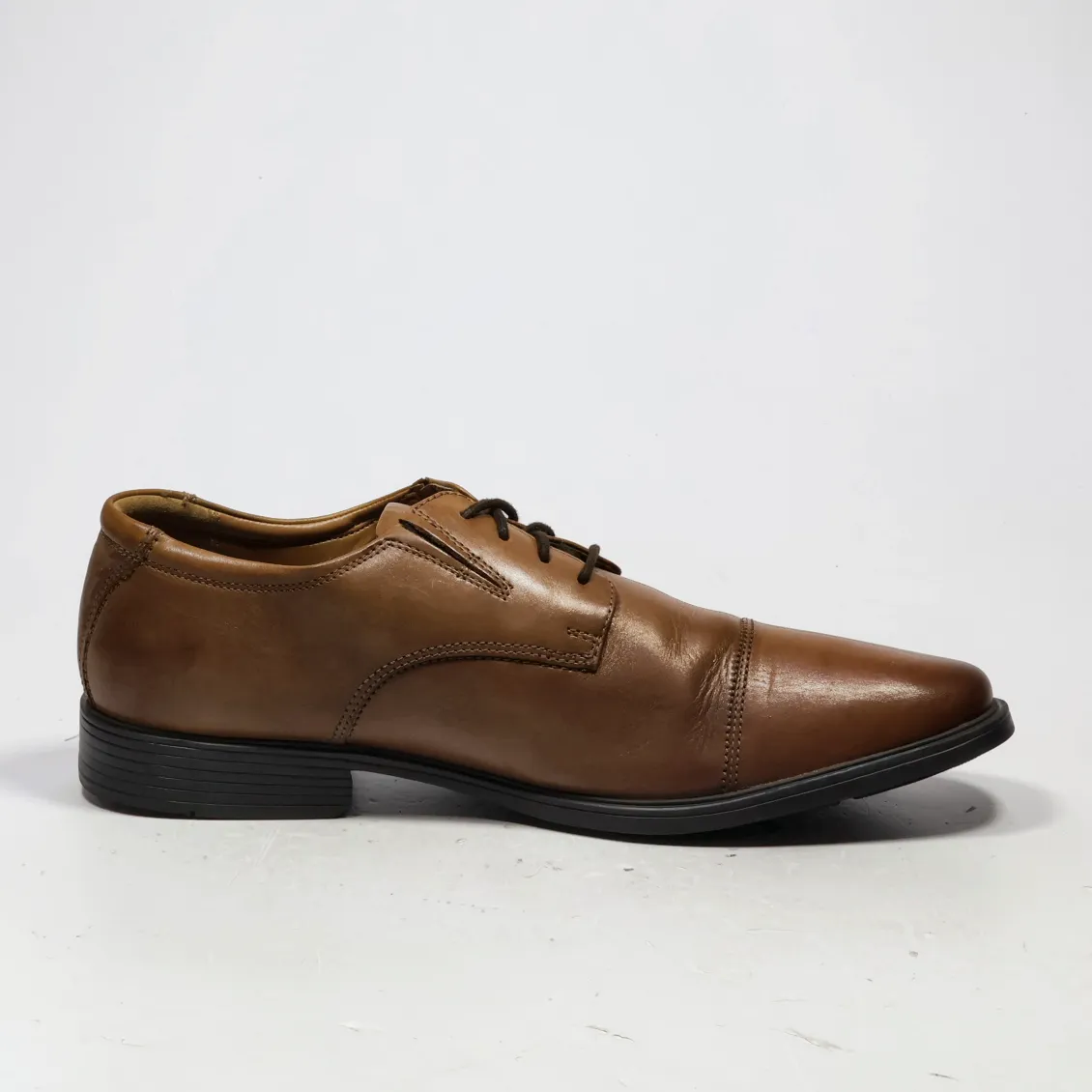 Clarks Collection Formal Lace Ups Leather Brown Colour For Men