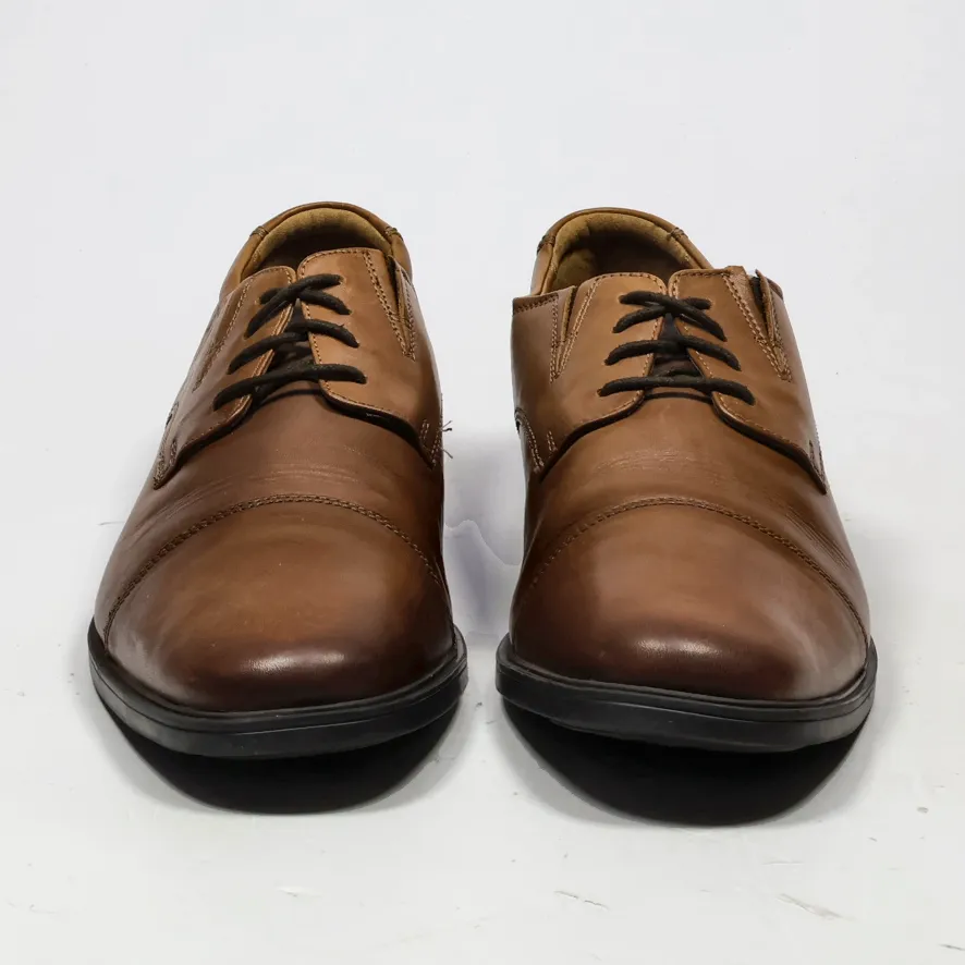 Clarks Collection Formal Lace Ups Leather Brown Colour For Men