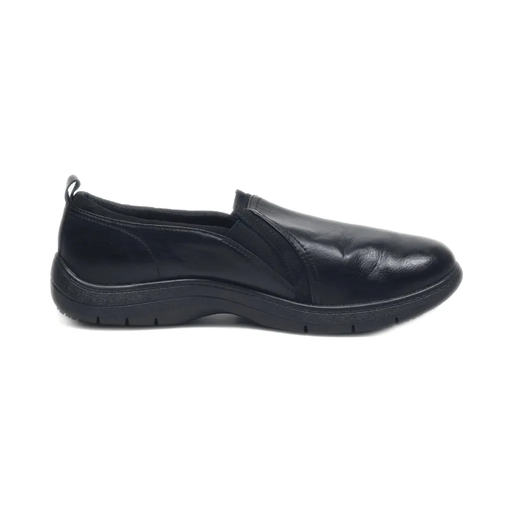 Dr. Scholl'S Formal Slip Ons Leather Black Colour For Men