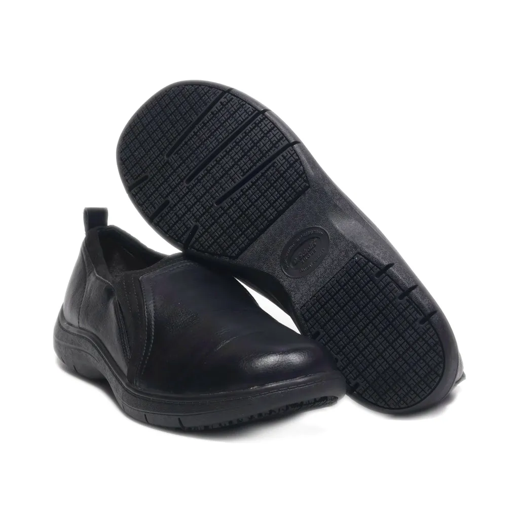 Dr. Scholl'S Formal Slip Ons Leather Black Colour For Men