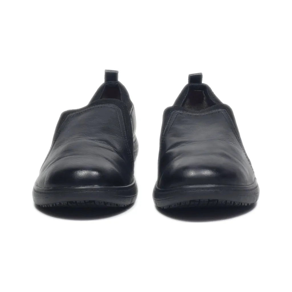 Dr. Scholl'S Formal Slip Ons Leather Black Colour For Men
