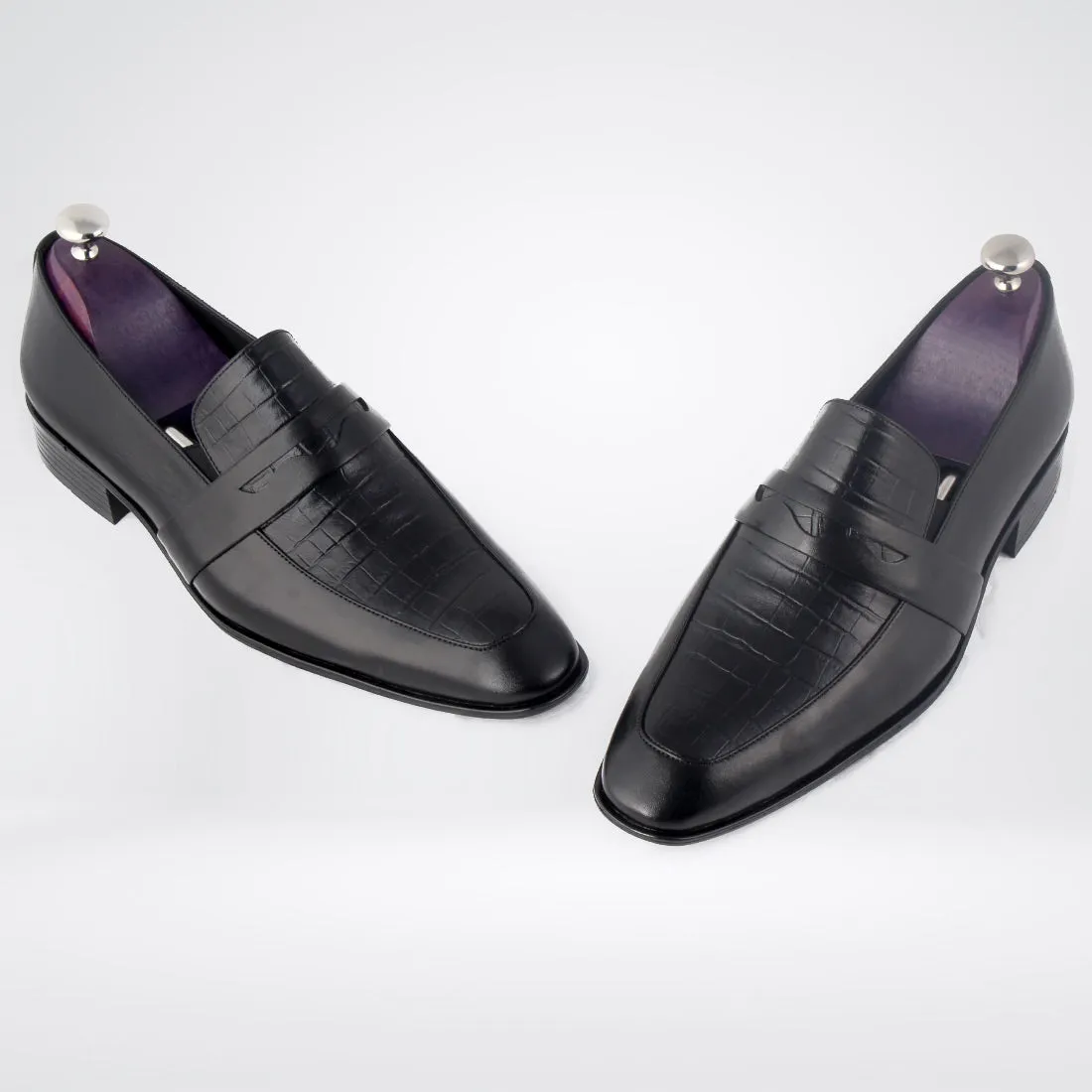 Formal shoes / 100% genuine leather -black -8153