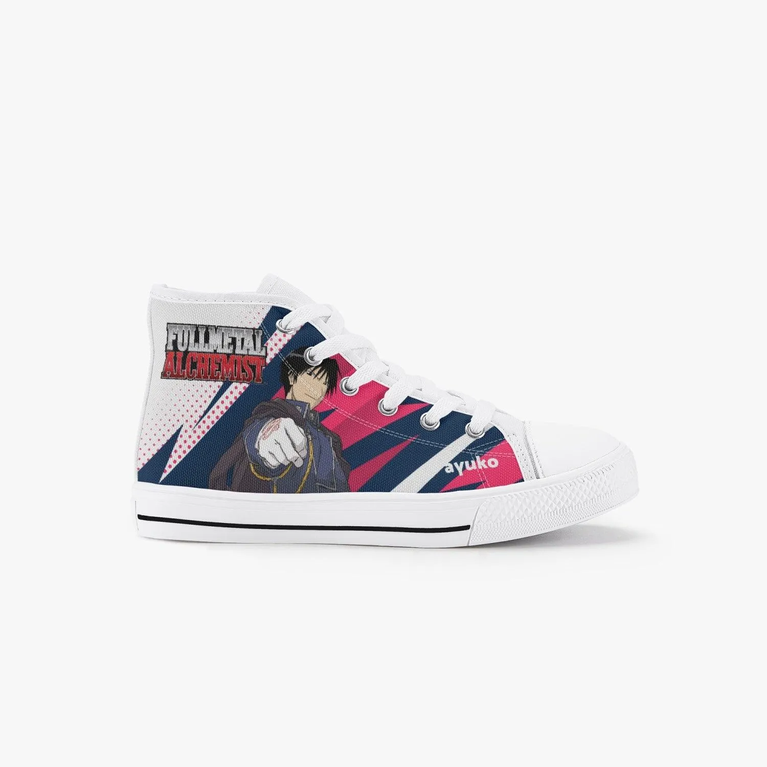 Fullmetal Alchemist Roy Kids A-Star High Anime Shoes