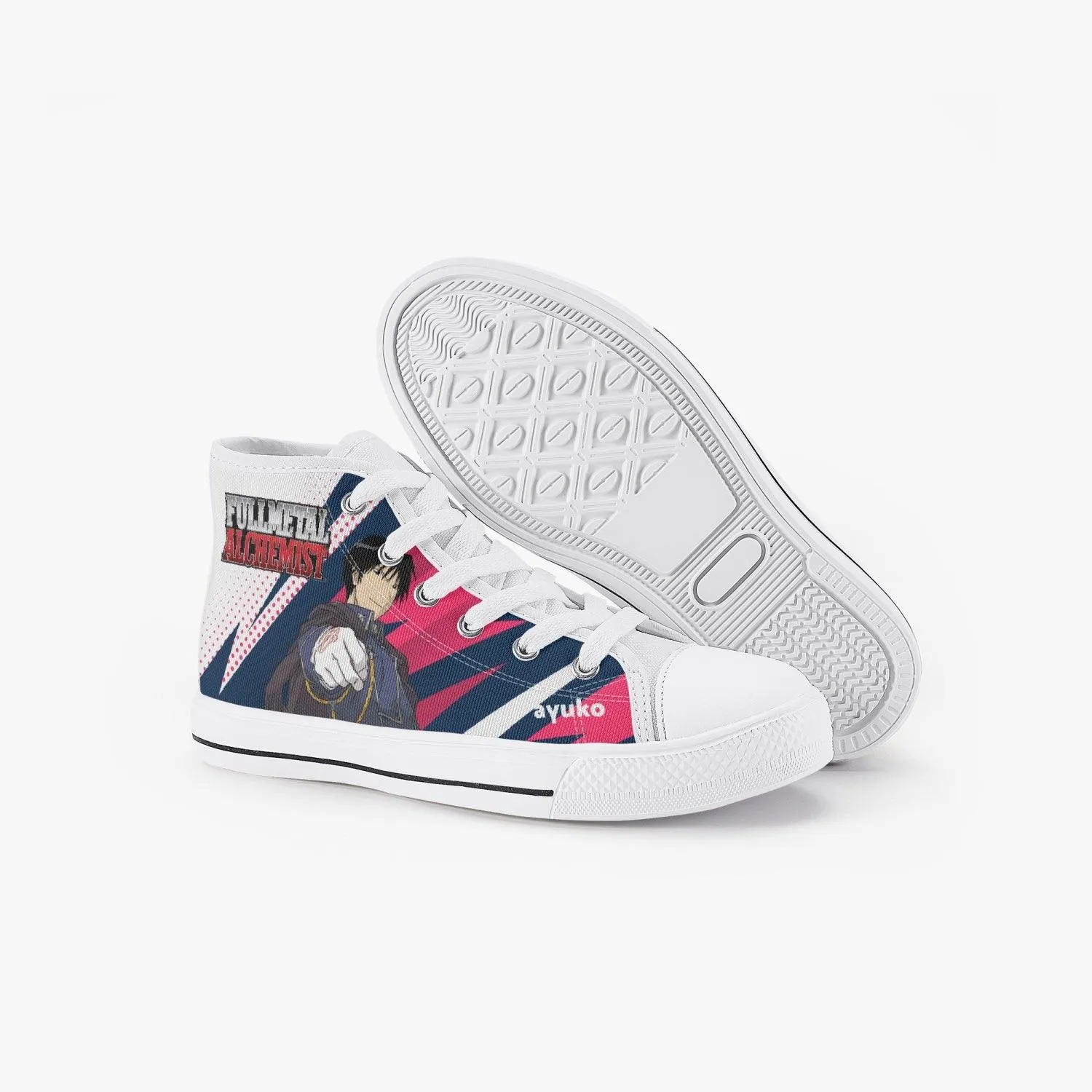 Fullmetal Alchemist Roy Kids A-Star High Anime Shoes