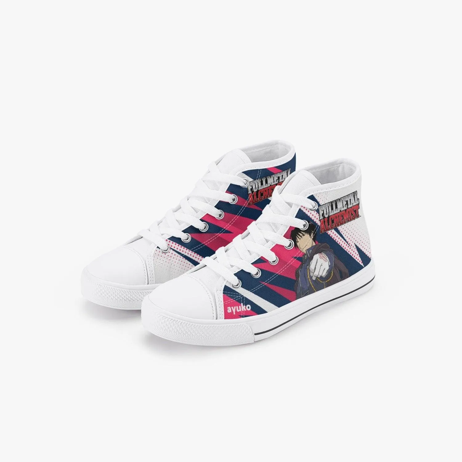 Fullmetal Alchemist Roy Kids A-Star High Anime Shoes