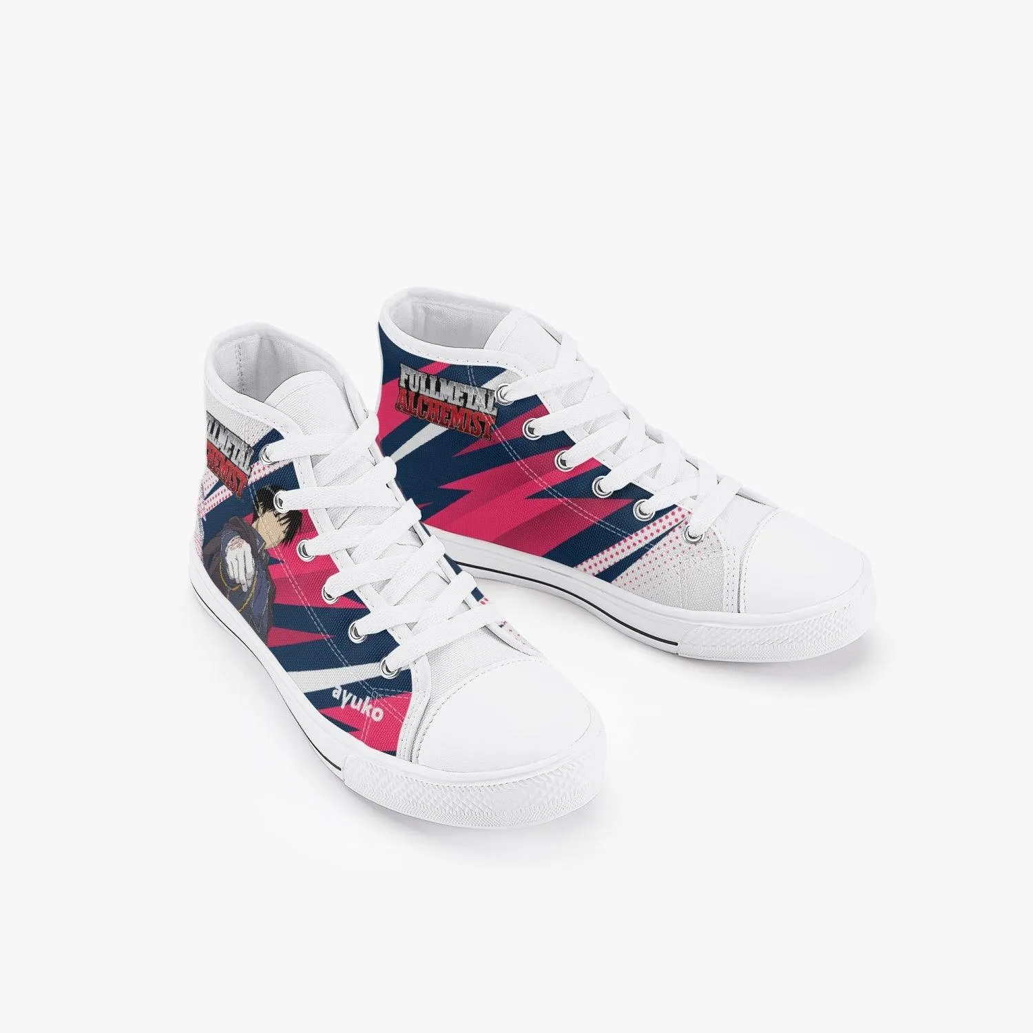 Fullmetal Alchemist Roy Kids A-Star High Anime Shoes