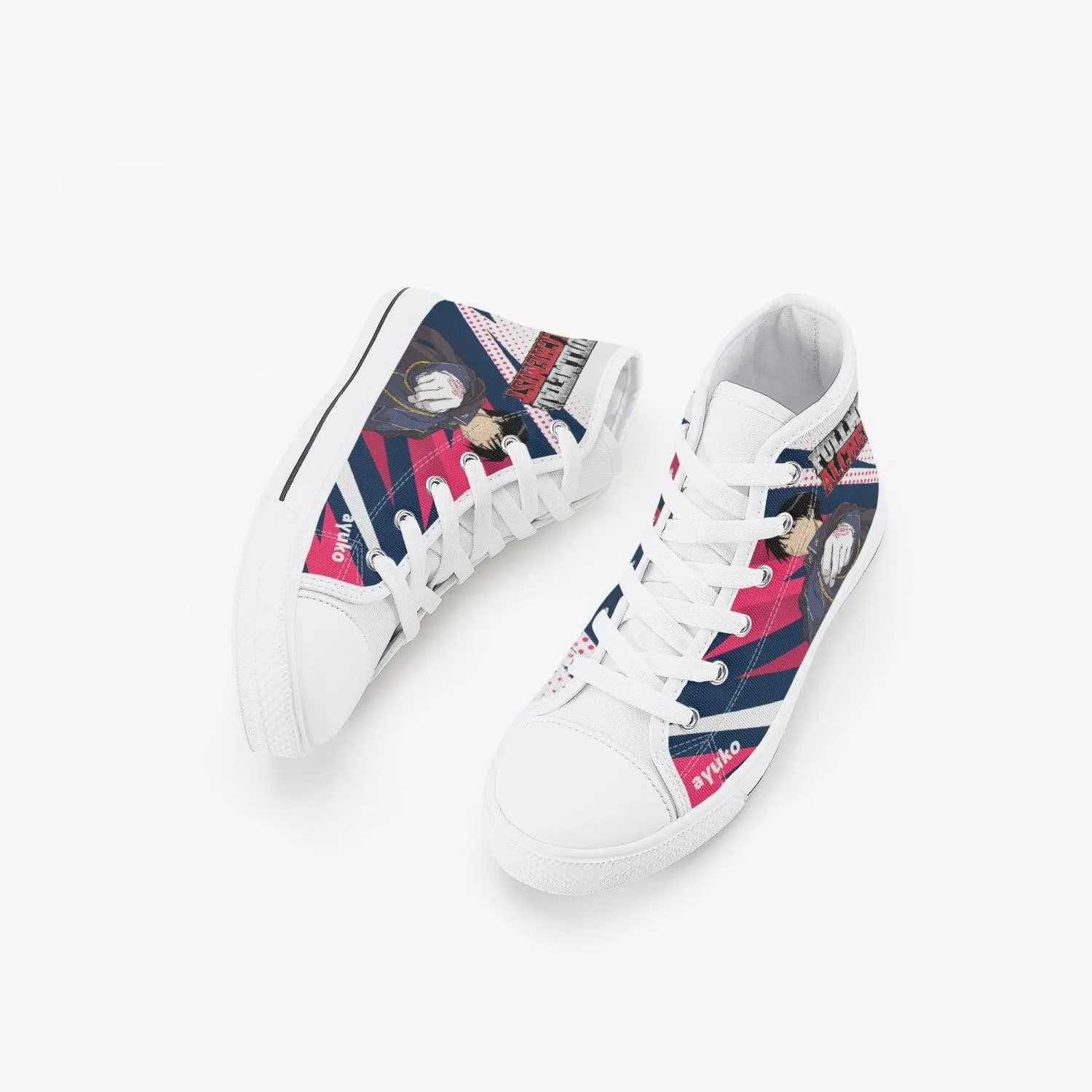 Fullmetal Alchemist Roy Kids A-Star High Anime Shoes