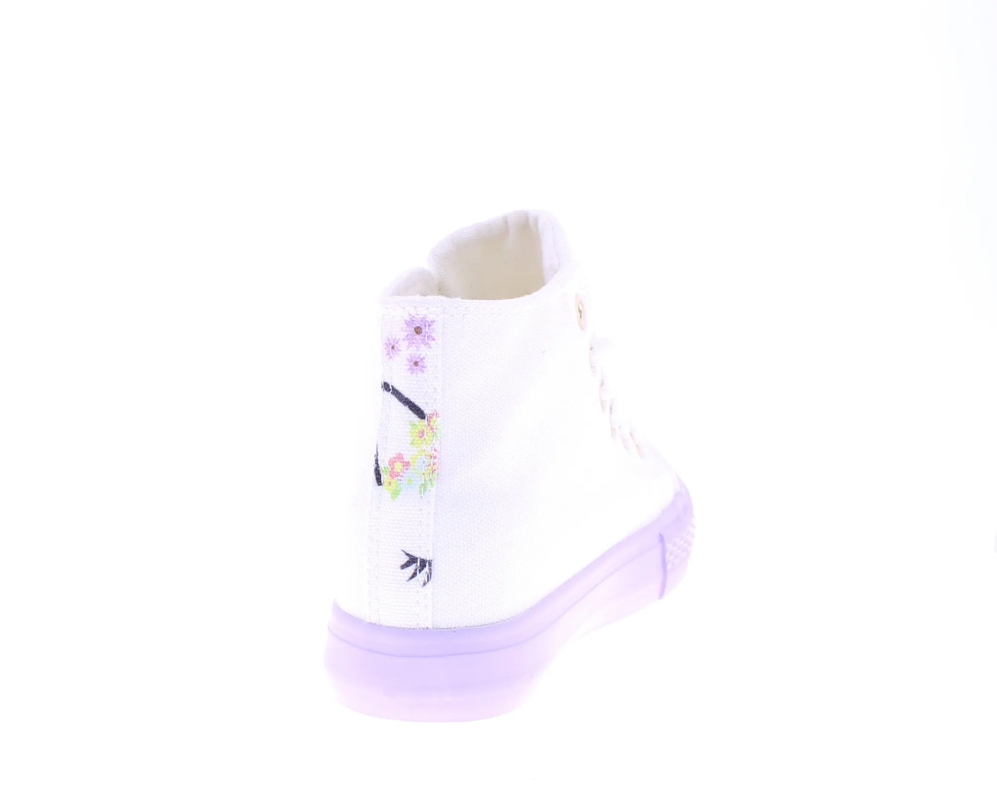 Girls Hi Top Canvas Sneaker