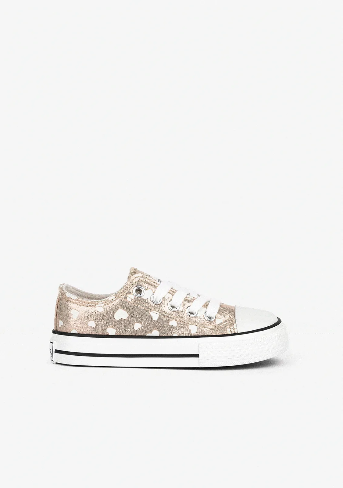 Girl's Platium Glows in the Dark Sneakers