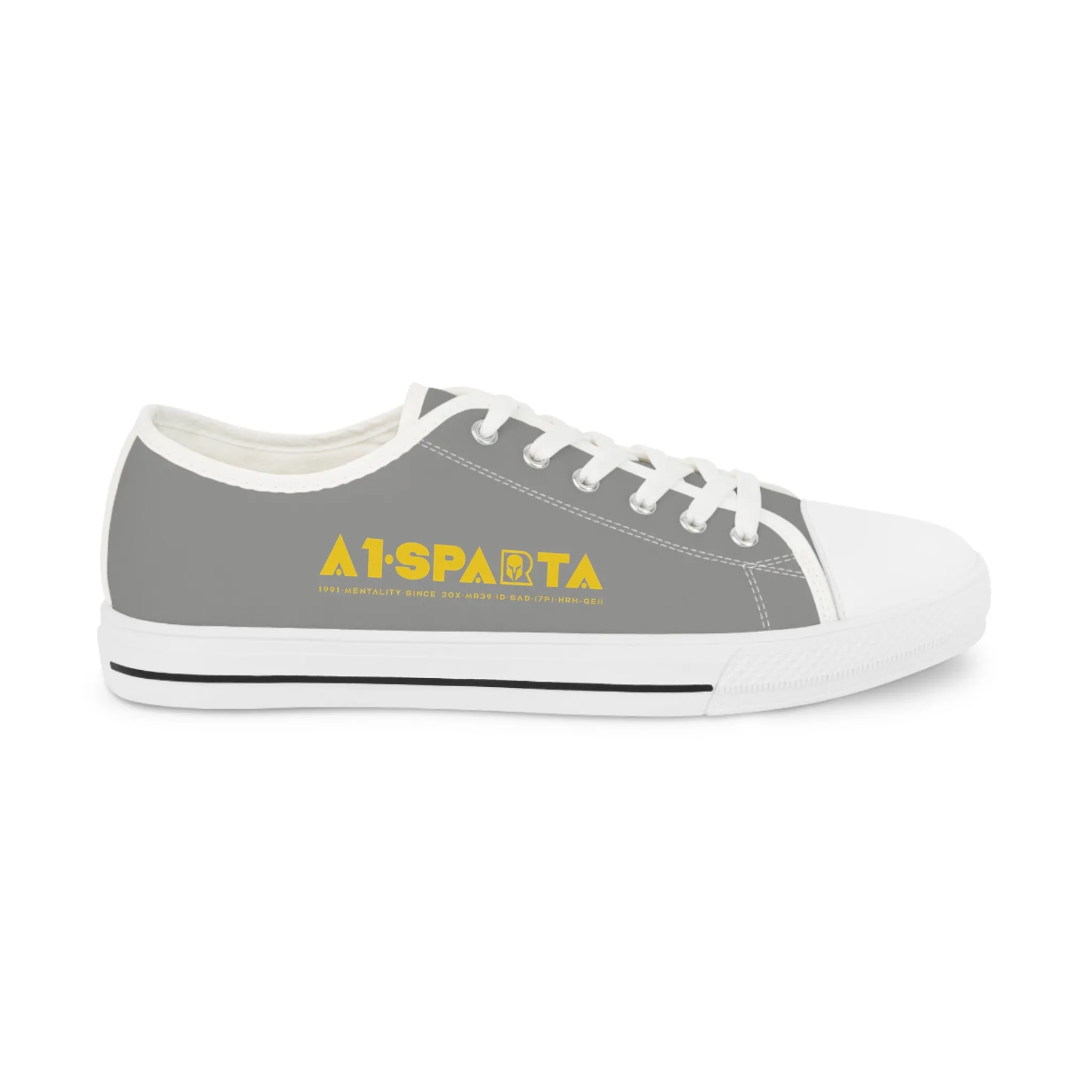 Grey A1-Sparta Men's Low Top Sneakers