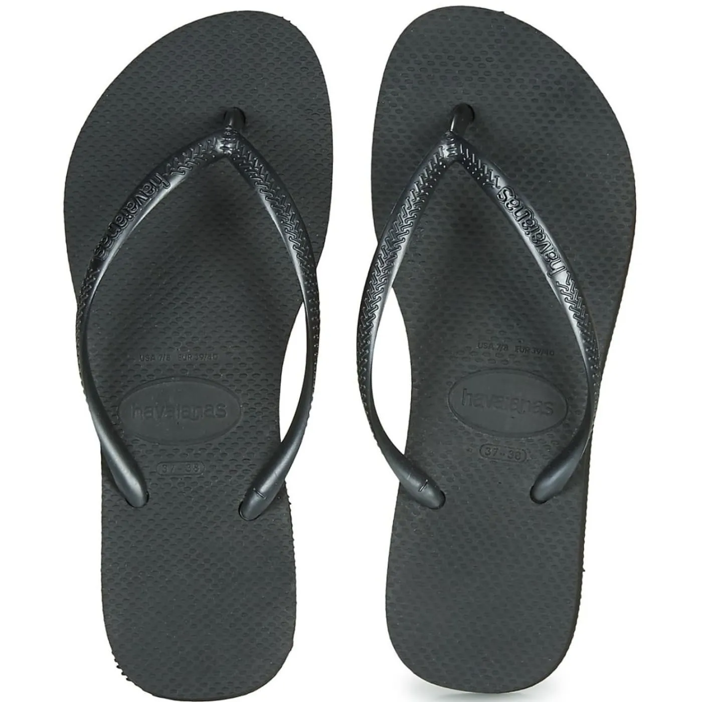 Havaianas Slim Flatform Black Womens Flip Flops