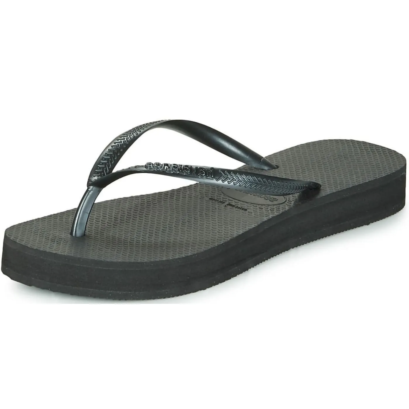 Havaianas Slim Flatform Black Womens Flip Flops