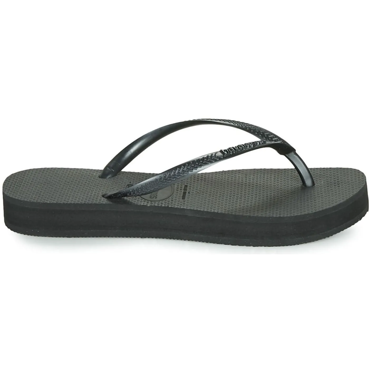 Havaianas Slim Flatform Black Womens Flip Flops