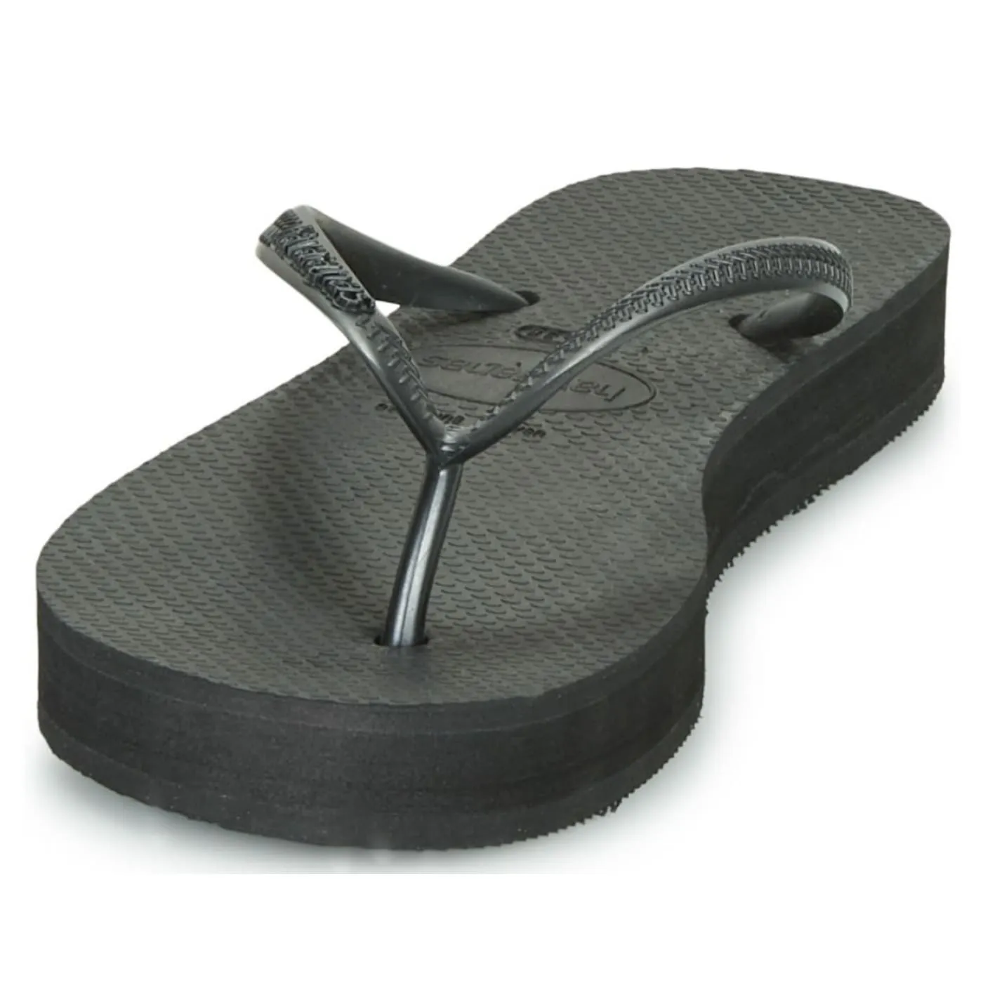 Havaianas Slim Flatform Black Womens Flip Flops