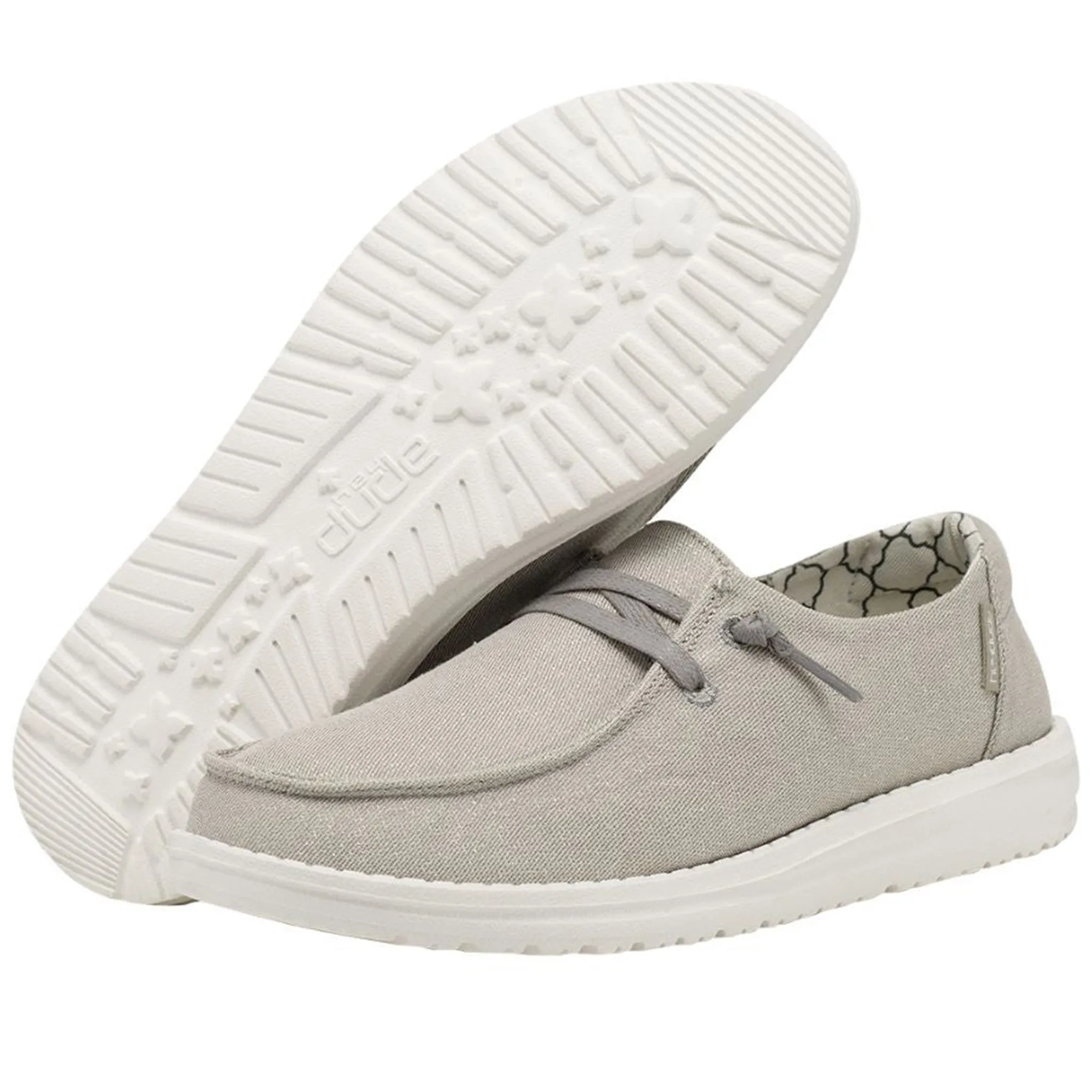 Hey Dude Wendy Sparkling Pearl Grey