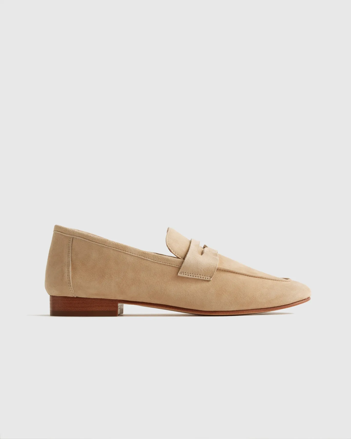 Italian Suede Penny Loafer