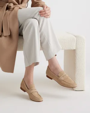 Italian Suede Penny Loafer