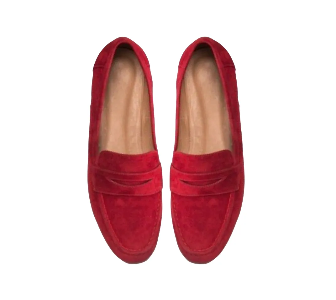 Kiera Kid-Suede & Velvet Loafers