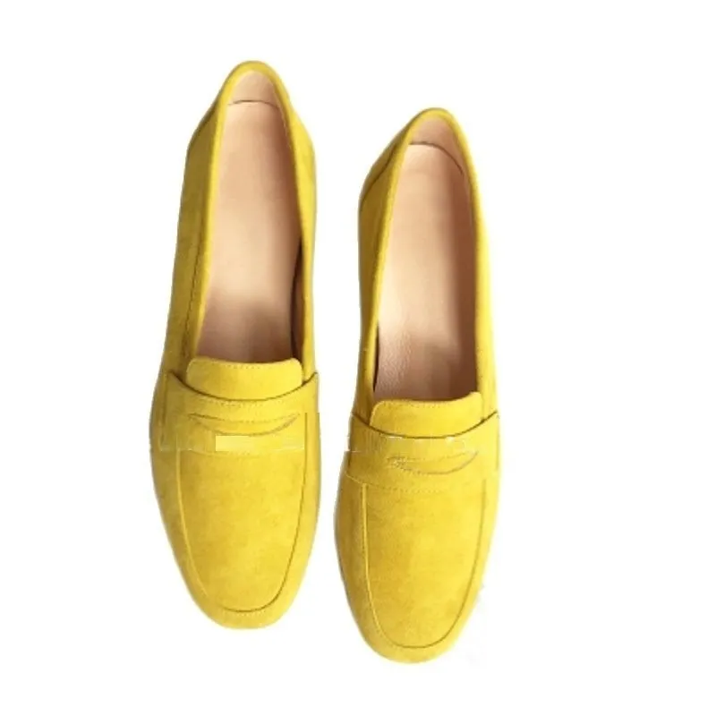 Kiera Kid-Suede & Velvet Loafers