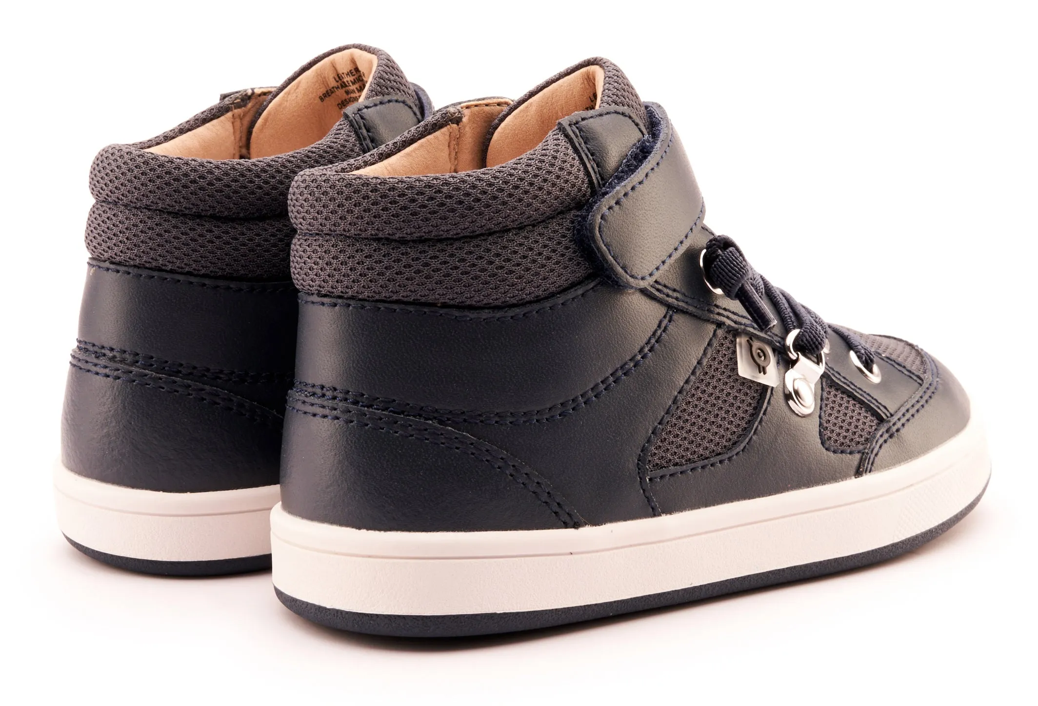Old Soles Boy's and Girl's 1001 Work Kicks Casual Shoes - Navy / Navy Mesh / White Navy Sole