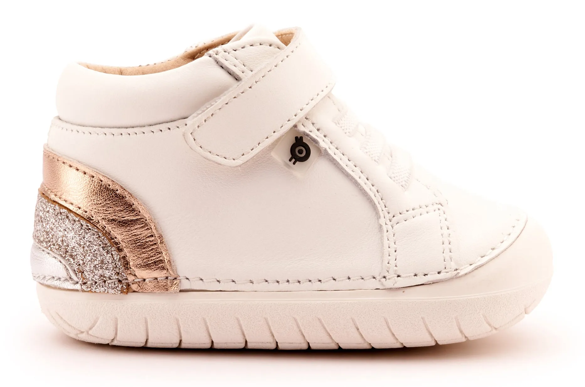 Old Soles Girl's 4091 Rainbow Champster Casual Shoes - Snow / Copper