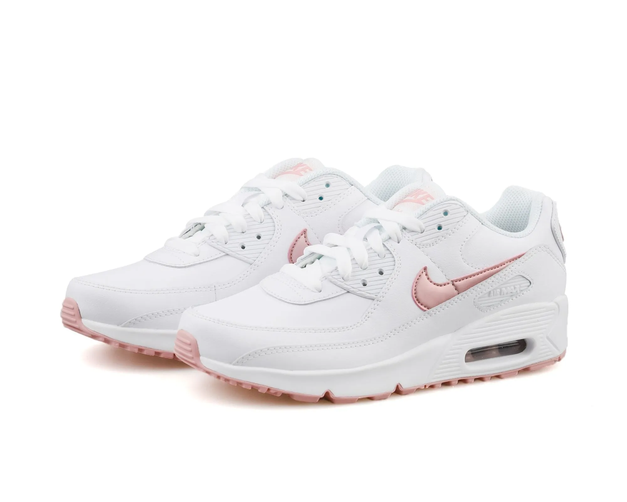 Original Nike Air Max 90 Ltr Gs Young Children-Women &#39;S White Sports Shoes CD6864-115 Nike Sneaker
