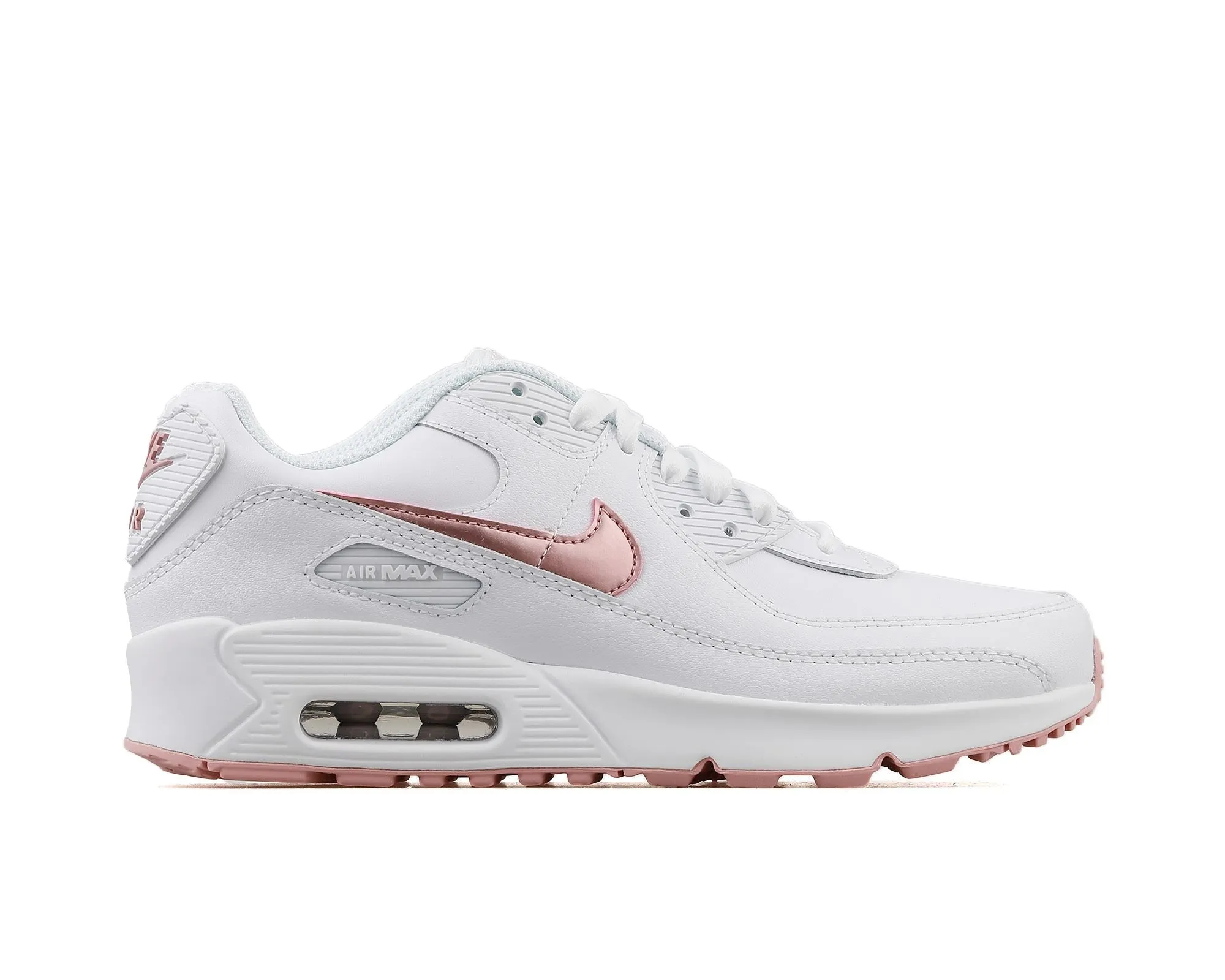 Original Nike Air Max 90 Ltr Gs Young Children-Women &#39;S White Sports Shoes CD6864-115 Nike Sneaker