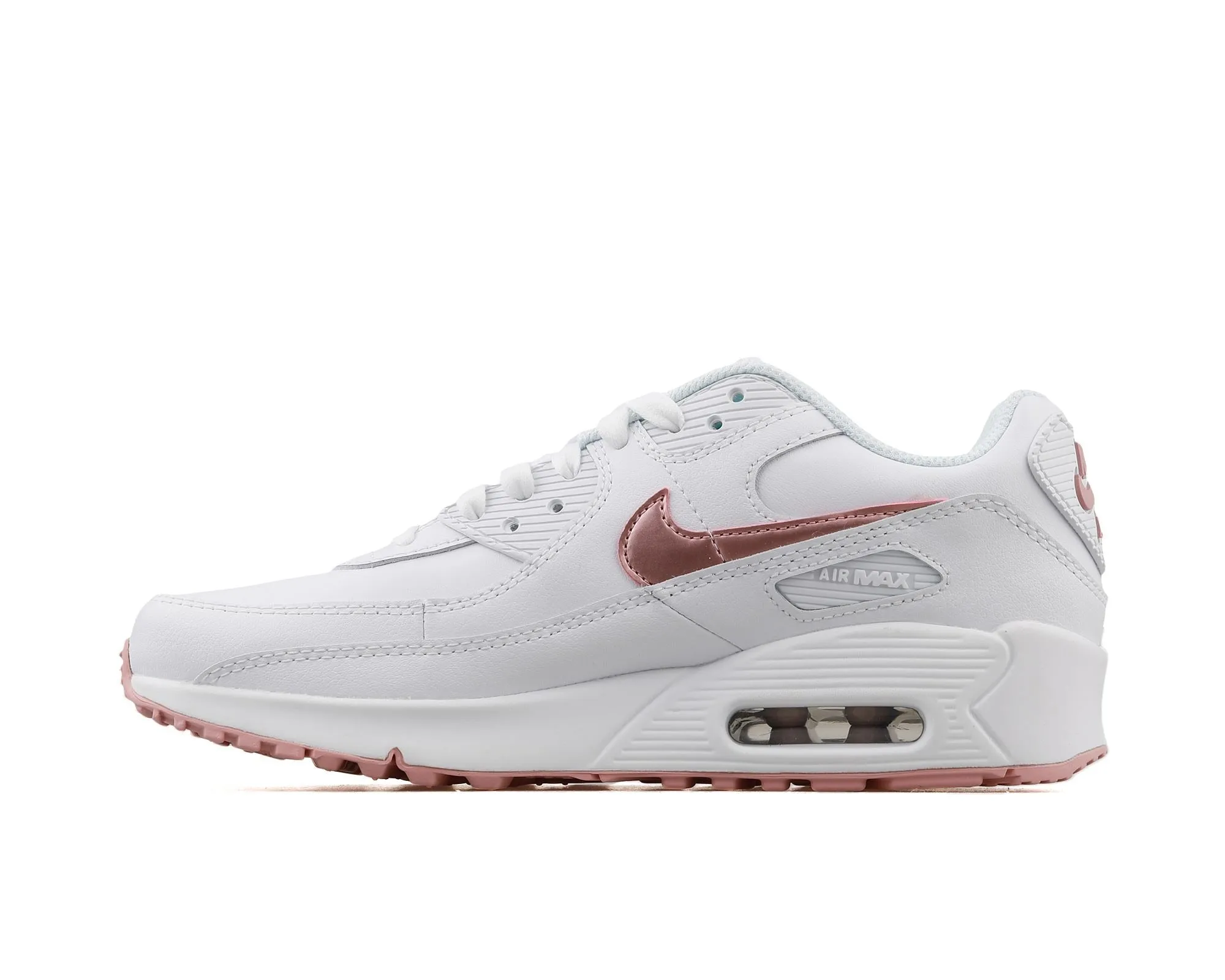 Original Nike Air Max 90 Ltr Gs Young Children-Women &#39;S White Sports Shoes CD6864-115 Nike Sneaker