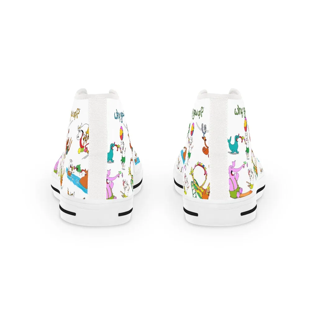 Rubes Cartoons Why Grow Up Men's High Top Sneakers