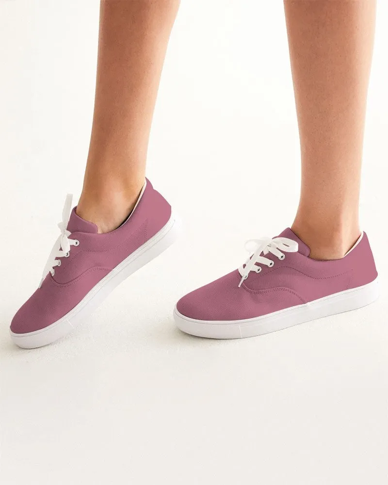 Shaded Pastel Pink Canvas Sneakers | Women's | C0M60Y15K30