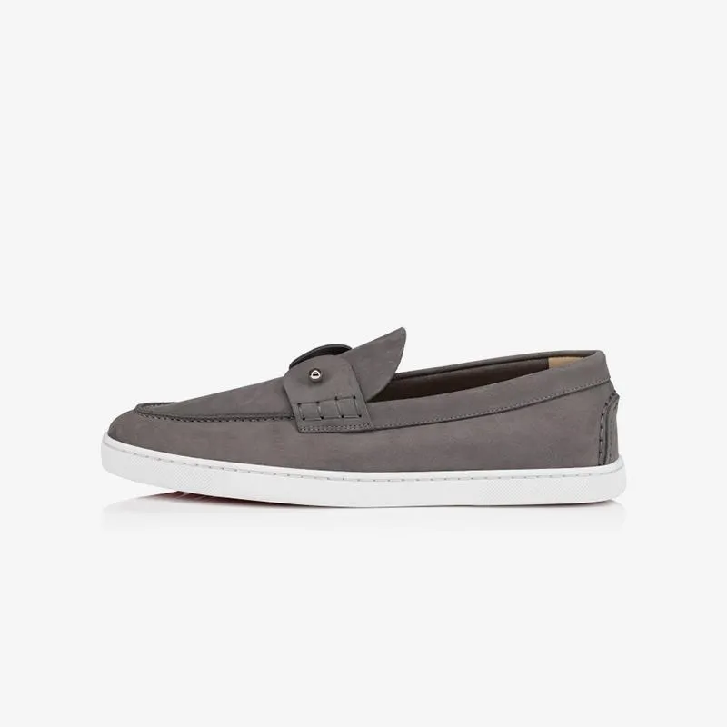 Suede Sliver Collar Boat Shoes Sneakers