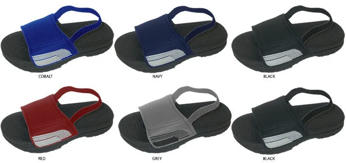 toddler boys sandal with elastic back Case of 72