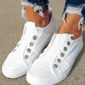 Women's Canvas Sneakers in 3 Colors