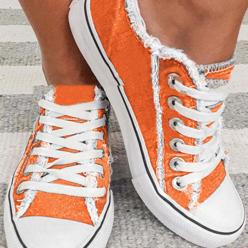Women's Canvas Sneakers in 3 Colors
